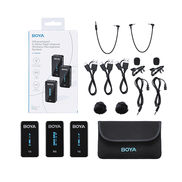 BY-XM6-S2  2.4GHz Ultra-compact Wireless Microphone System - image 4