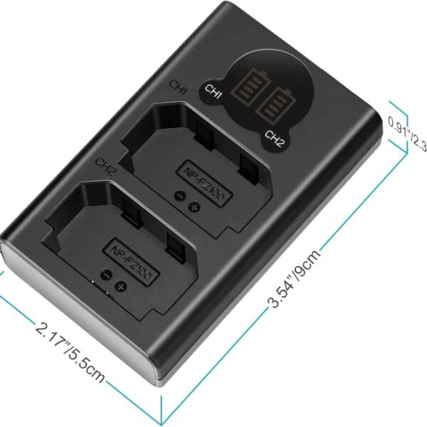 Caisi Dual Charger For Sony NP FZ100 Battery - image 3