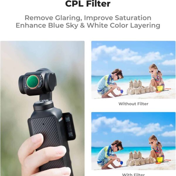 Osmo Pocket 3 K&F Filter Kit , CPL + Black-Mist 1/4 + ND2-32 28 - image 4