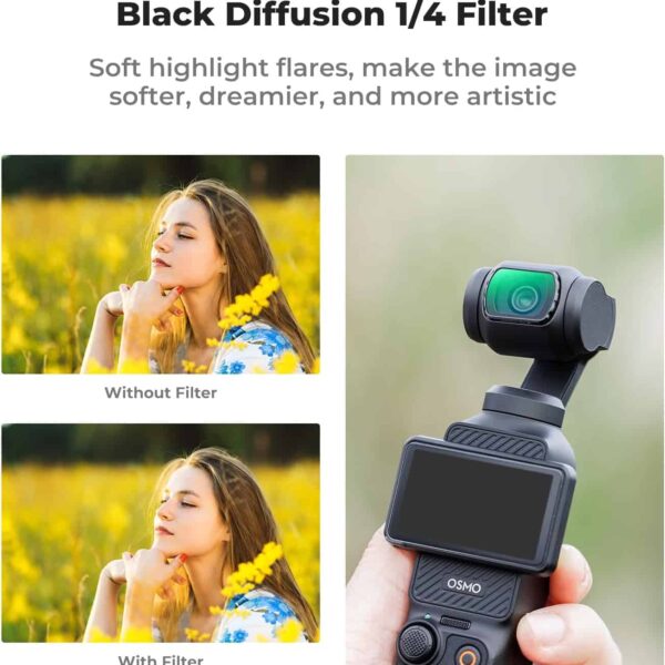 Osmo Pocket 3 K&F Filter Kit , CPL + Black-Mist 1/4 + ND2-32 28 - image 5