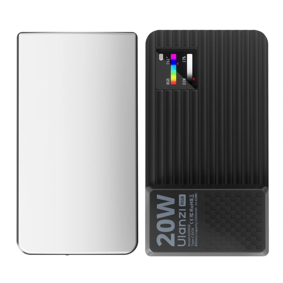 Ulanzi K20RGB 20W RGB LED Panel Light – Portable Video & Photography Light Price in Pakistan