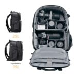 Ulanzi BP10 Hardshell Camera Backpack 35L – Travel Photography Bag - Image 2