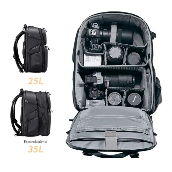Ulanzi BP10 Hardshell Camera Backpack 35L – Travel Photography Bag - image 2