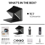 LENSGO-Teleprompter-TC7-Fold-in-1-Second-price-in-pakistan-billuphotos-in-the-box